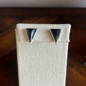 Silpada Triangle Edge Earrings